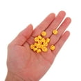 thumbnail image 3 of Perles de Baseball Jaune Argile Polymère 100Ensemble 0.35x0.35x0.20 Po, 3 of 6
