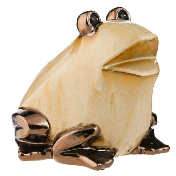 Metallic Shimmer Frog Portly Statuary
