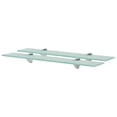 thumbnail image 1 of vidaXL Floating Shelves 2 pcs Glass 60x20 cm 8 mm, 1 of 4
