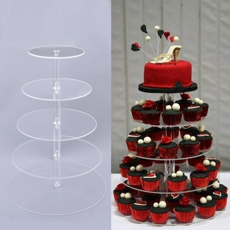 40 Tier Round Crystal Clear Acrylic Cupcake Tower Stand Wedding Cool How To Display Cupcakes Without A Stand 40 Tier Round Crystal Clear Acrylic Cupcake Tower Stand Wedding Cool How To Display Cupcakes Without A Stand
