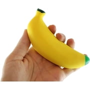 1 Squishy Sand-Filled Banana - Moldable Sensory, Stress, Squeeze Fidget Toy ADHD Special Needs Soothing OT