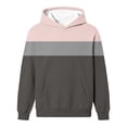 thumbnail image 5 of MexChoioe Boys and Girls Hoodie Hooded Sweatshirt Color‑Blocked Casual Long Sleeve with Pockets Versatile for Back to School and Daily, 5 of 5