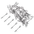 thumbnail image 2 of 50pcs Haute Résistance Clips Ou Snaps Résistance à la Corrosion et Anti-Rouille - 33mm, 2 of 8