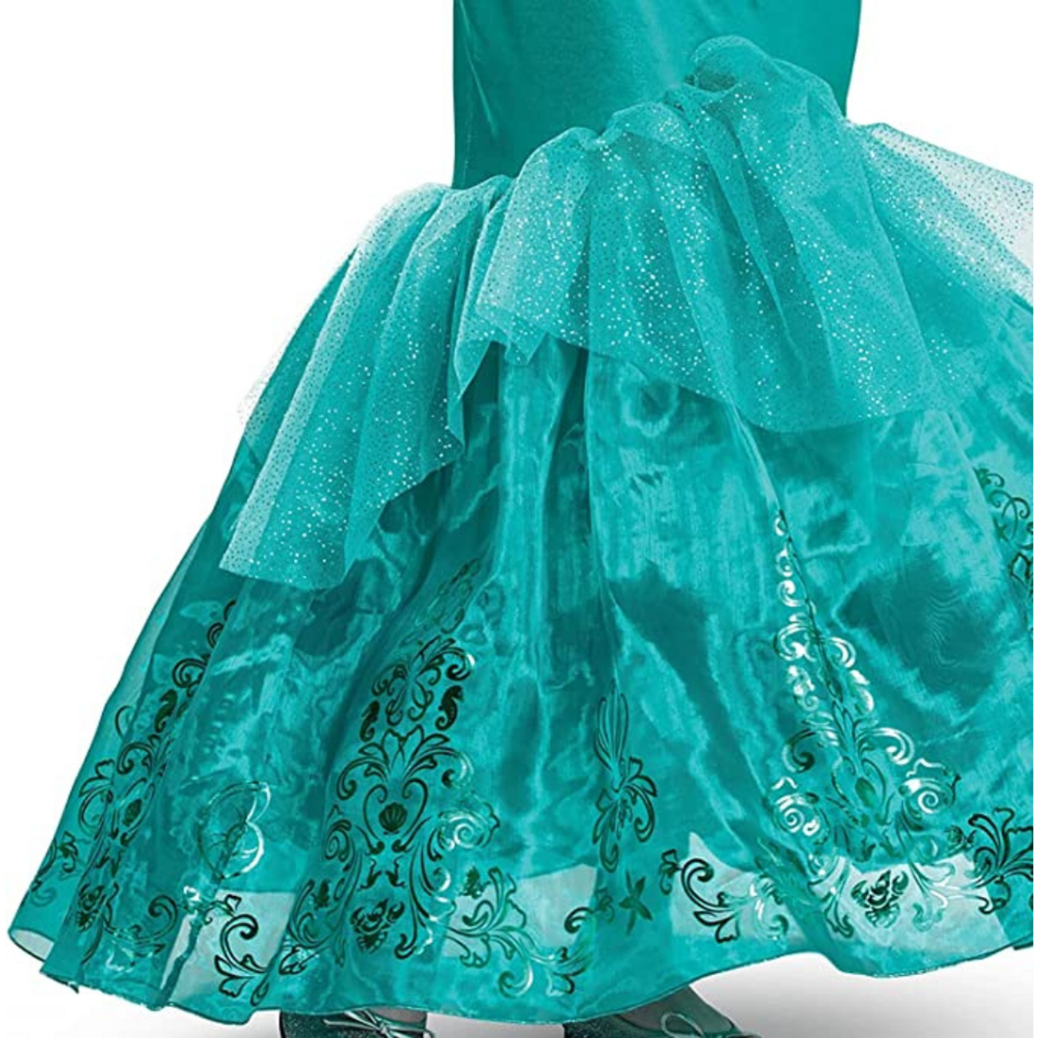 Disguise Girl's Prestige Disney Princess Dress Pretend Play Costume Dress-Up (Ariel, XS (3T-4T)) - image 2 of 4