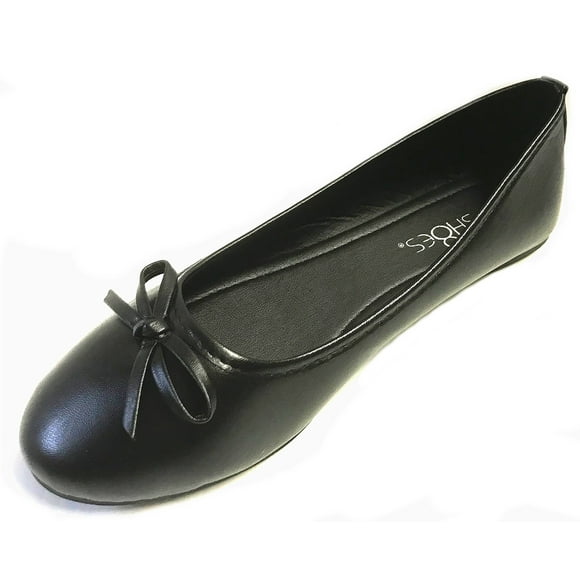 Chaussures 18 Ballerines pour Femmes Chaussures de Ballet 8500 Noir 10