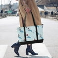 thumbnail image 4 of FORMRS Laptop Tote Bag for Women with 15.6" Computer Compartments Handbag, Blue Ice Hockey, 4 of 7