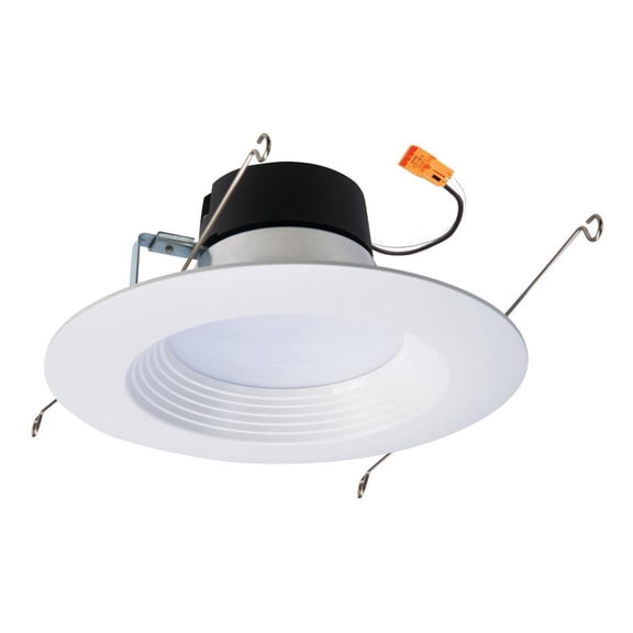 Halo Integrated LED 6'' Stepped Baffle Recessed Trim