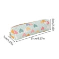 thumbnail image 3 of Versatile Cloth Storage Bag for Campus Supplies and Personal Accessories Organization - Multi-Compartment Pouch for Writing Tools and Cosmetic Brush Storage - Portable Organizer Bag, 3 of 7