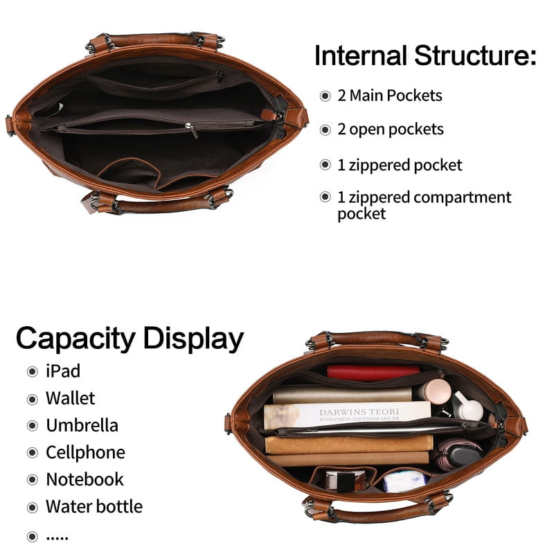 GAEKEAO Hobo Bags for Women Handbags Soft Top-handle Purse Leather Large Shoulder Bag Crossbody Travel Satchel