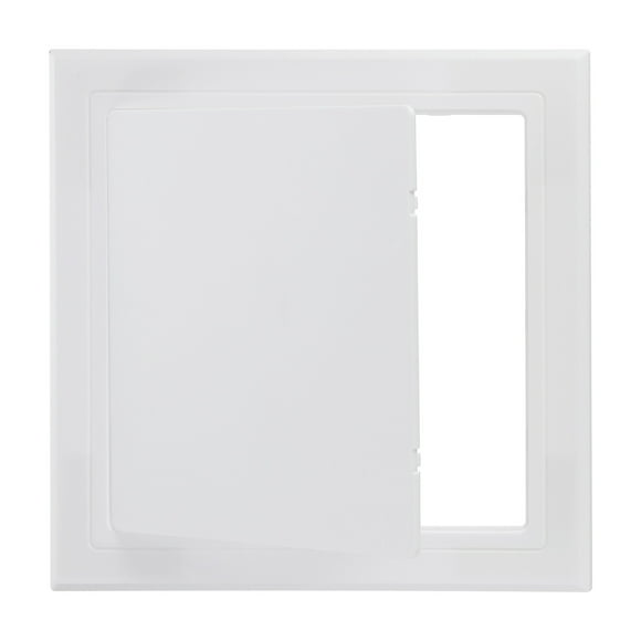 Panel de acceso autoadhesivo de 6x6 pulgadas (160x160mm), puertas de acceso de plomería de ABS, fácil cubierta de agujero en la pared, blanca