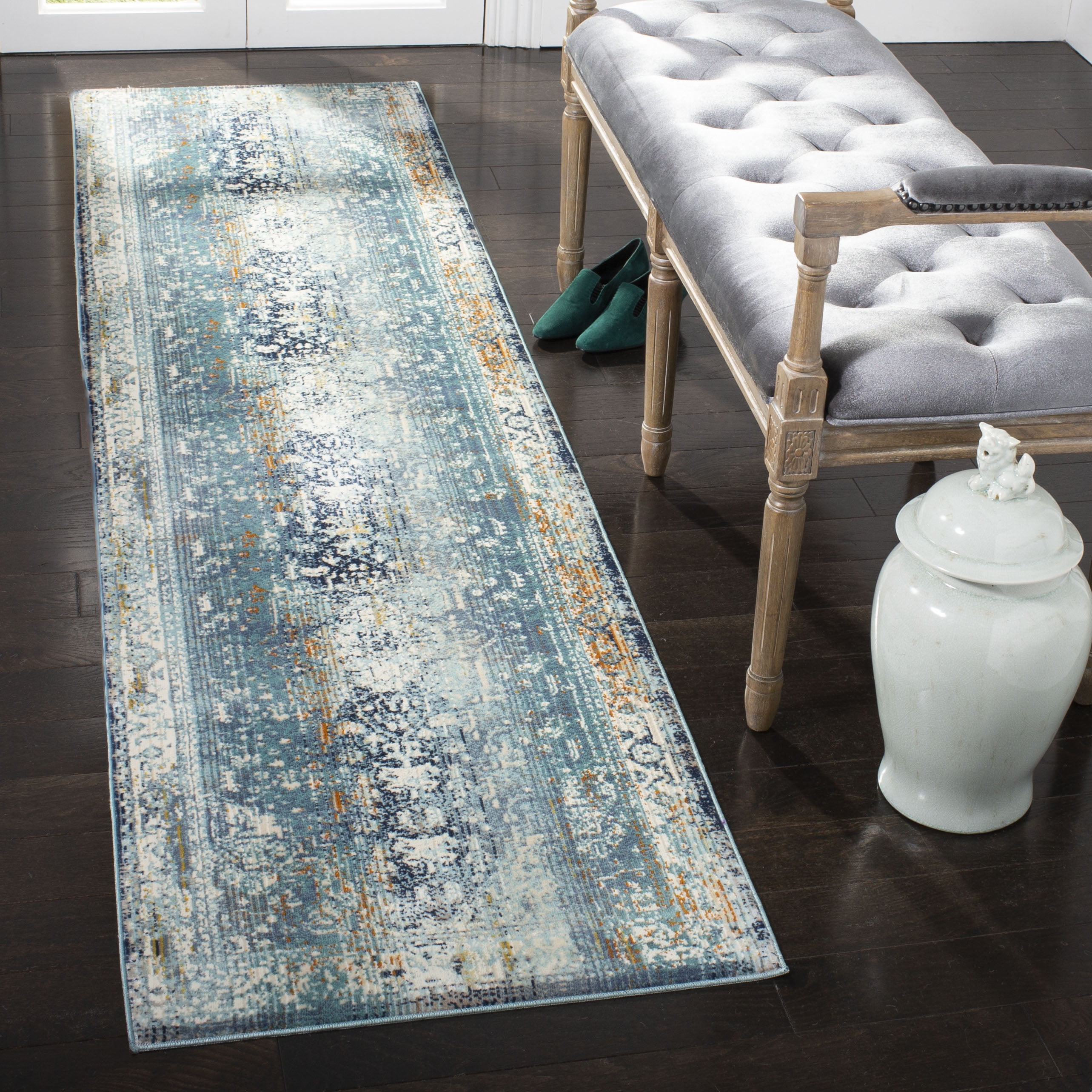 Safavieh Baldwin Kazi Traditional Bohemian Area Rug Or Runner Walmart