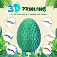 thumbnail image 2 of 3D Printed Dragon in Eggs 12in Articulated Dragon Crystal Dragon Fidget Toy with Dragon Eggs Flexible Executive Desk Toys Home Office Decor (Dragon-Random), 2 of 14