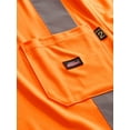 thumbnail image 3 of Genuine Dickies Men's Hi-Vis Workwear Long Sleeve Safety Tee with 3M Scotchlite Reflective Taping, 3 of 7