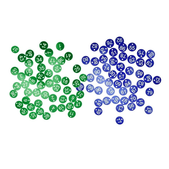 100x Protable Number Tag for Hotel Warehouse Dormitory Keys Cola Etiqueta de número