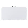 thumbnail image 4 of Flash Furniture Kathryn 2.79-Foot Square Bi-Fold Granite White Plastic Folding Table with Carrying Handle, 4 of 5