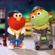 thumbnail image 3 of Figura de anime de Barrio Sésamo, dibujo animado de Elmo, pájaro grande, monstruo de las galletas, Bert, modelo kawaii, adorno de escritorio, regalo de cumpleaños, 3 of 3