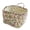 1538, variant on Caramel Quilted Storage Basket, Foldable Fabric Bin for Toys, Books, Blankets (Caramel)