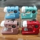 thumbnail image 4 of Máquina de coser portátil de plástico, accesorios de costura para el hogar, Mini máquina de coser eléctrica D, color rosa/azul/rojo, 4 of 5