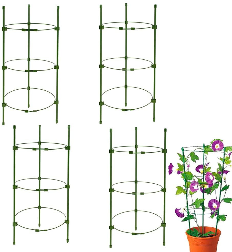 Willstar Tomato Cages,4Pack Garden Plant Support Cages,Sturdy Garden