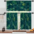 thumbnail image 3 of LALILO Kitchen Curtains and Valances Set of 3 36" Creative Window Treatment Tiers for Window Decor, 3 of 5