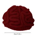 thumbnail image 2 of Gorro tejido Funny Brain - Gorro de invierno con diseño cerebral único, tamaño unisex adulto 22-23,6 pulgadas de circunferencia de cabeza, peso 140g para actividades al aire libre, 2 of 2