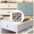 thumbnail image 5 of 4 Pieces Set Drawer Pulls Handle Square Wardrobe Cabinet Knobs with Stainless Steel Screws Furniture Kitchen Decor, 5 of 5
