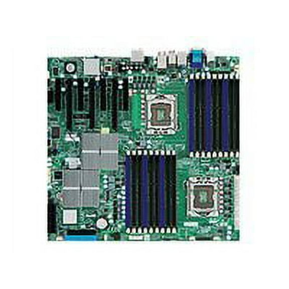 SUPERMICRO X8DAH -LR - Motherboard - enhanced extended ATX - LGA1366 Socket - 2 CPUs supported - i5520 Chipset - FireWire - 2 x Gigabit LAN - HD Audio (8-channel)