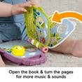thumbnail image 6 of Fisher-Price Purple Monkey Musical Storybook Electronic Learning Toy for Baby & Toddler, 6 of 9