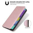 thumbnail image 5 of Dteck Case for Samsung Galaxy A51 5G 6.5-inch, Luxury Magnetic Skin-Friendly Feel Leather Card Holder Wallet Case Folio Kickstand Cover,Pink, 5 of 8