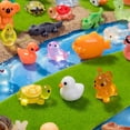 thumbnail image 2 of 120pcs Mini Resin Animals 120 Styles Variety Tiny Animals Figures Miniature Little Small Animal Figurines Bulk for Micro Fairy Garden Landscape Accessories Hide Crafts Decor Aquarium, 2 of 9