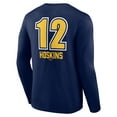 thumbnail image 3 of Men's Rhys Hoskins Navy Milwaukee Brewers Name & Number Fastball Long Sleeve T-Shirt, 3 of 3