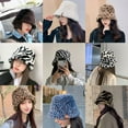 thumbnail image 6 of Summark Fashion plush retro fisherman hat bucket hat autumn and winter ladies men thick warm hat women basin hat, 6 of 6