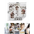thumbnail image 4 of Sweet Home Cloth Napkins Set of 6 Reusable Dinner Napkins, Western Stars Bird Houses White Wood Plank Cocktail Napkin Washable Table Napkins for Wedding/Holiday Party/Baby Shower 20"x20", 4 of 7