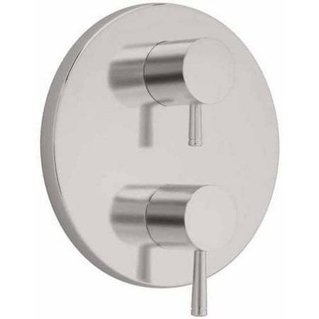 American Standard T064.740.002 Serin 2-Handle Thermostat Trim Kit with Metal Lever Handles, Available in Various Colors