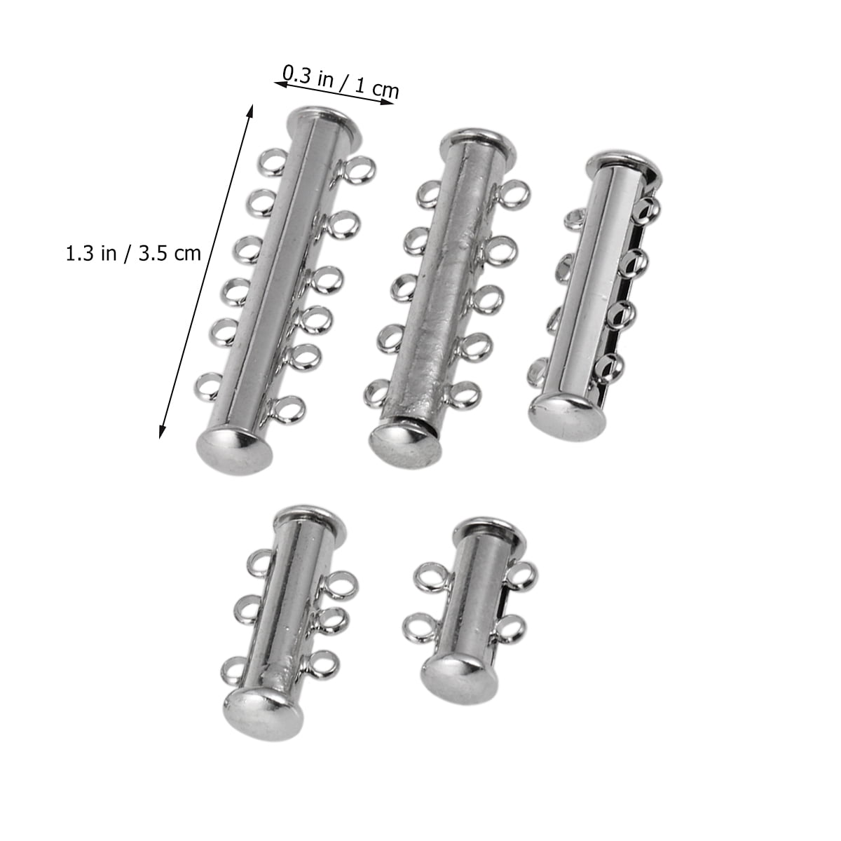 1pcs Diy Layered Multi Strands Magnetic Tube Lock Connectors Slide Clasp  Lock Necklace Spacer Clasp Jewelry Clasps - Jewelry Findings & Components -  AliExpress
