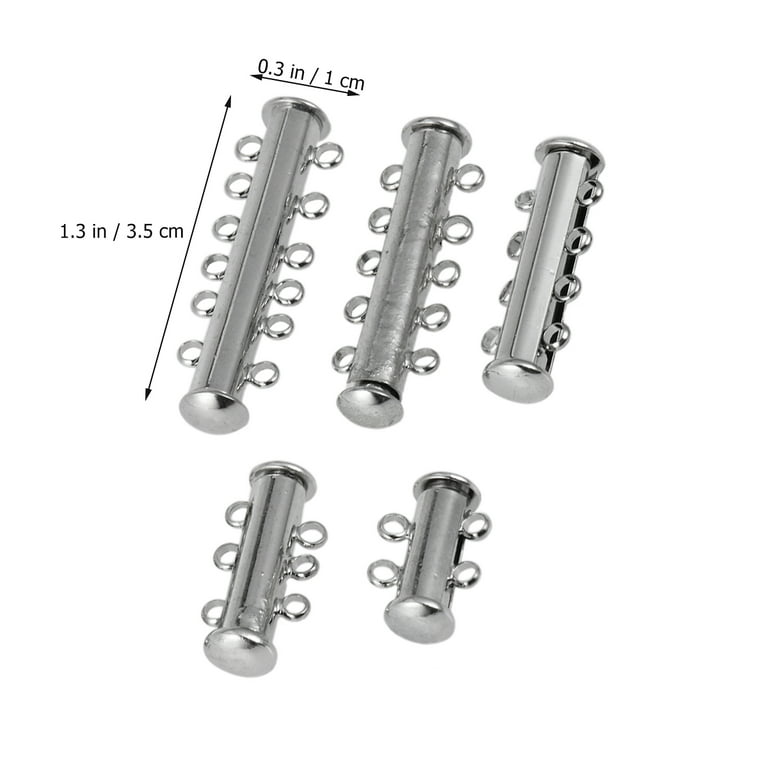 10/5pcs Magnetic Necklace Extender Clasps Closures for Bracelet and Jewelry  Making 