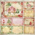 thumbnail image 4 of SunWMart A5 Size Scrapbook Paper, 16 Sheets Single Sided Decorative Vintage Scrapbooking Junk Journaling Supplies for Art Card Making Embellishments DIY Crafts, 4 of 4