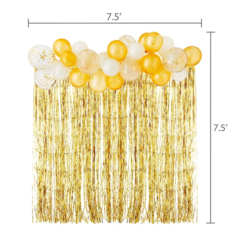 Way To Celebrate Gold & White Balloon Garland Kit, 36 Pieces photo 5
