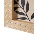 thumbnail image 4 of Crystal Art Gallery Reasons to be Happy Carved Wood Frame Wall Decor 10" x 10", 4 of 6
