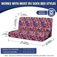 thumbnail image 7 of POLERO Leopard Print 2 Piece RV Jackknife Sofa Cover, Stretch Fit Furniture Protector for Motorhome Travel Trailer, Wrinkle Free Washable Couch Cover for Pet Owners, 7 of 7