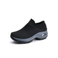 thumbnail image 1 of Harsuny Women's Walking Shoes Slip-on - Sock Sneakers Ladies Nursing Work Air Cushion Mesh Casual Running Jogging Shoes, 1 of 5