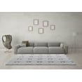 thumbnail image 3 of Ahgly Company Indoor Square Abstract Gray Modern Area Rugs, 6' Square, 3 of 4