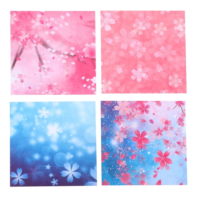 FELTECHELECTR 400 hojas de papel plegable para manualidades, papel de origami con patrones creativos.