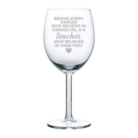

Wine Glass Goblet Dance Teacher Gift (10 oz)