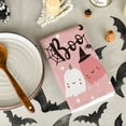 thumbnail image 4 of Sm:)e Pink Boo Spooky Ghost Halloween Kitchen Dish Towels 18 x 26 Inch Set of 4, 4 of 6