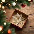 thumbnail image 6 of ZZyuan Christmas Artificial 3 Layer Glitter Stereo Simulation Ornaments Christmas Decorations For Christmas Tree Wreath Garland Box Holiday Xmas Home Decor 2 Pack, 6 of 7