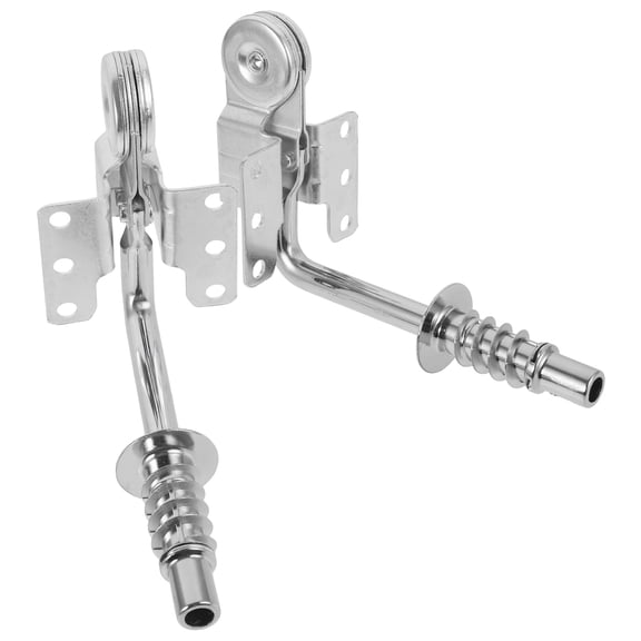 ULTNICE Sofa Headrest Angle Adjuster Iron Smooth Operation Easy Installation Plated Silver 2Pcs