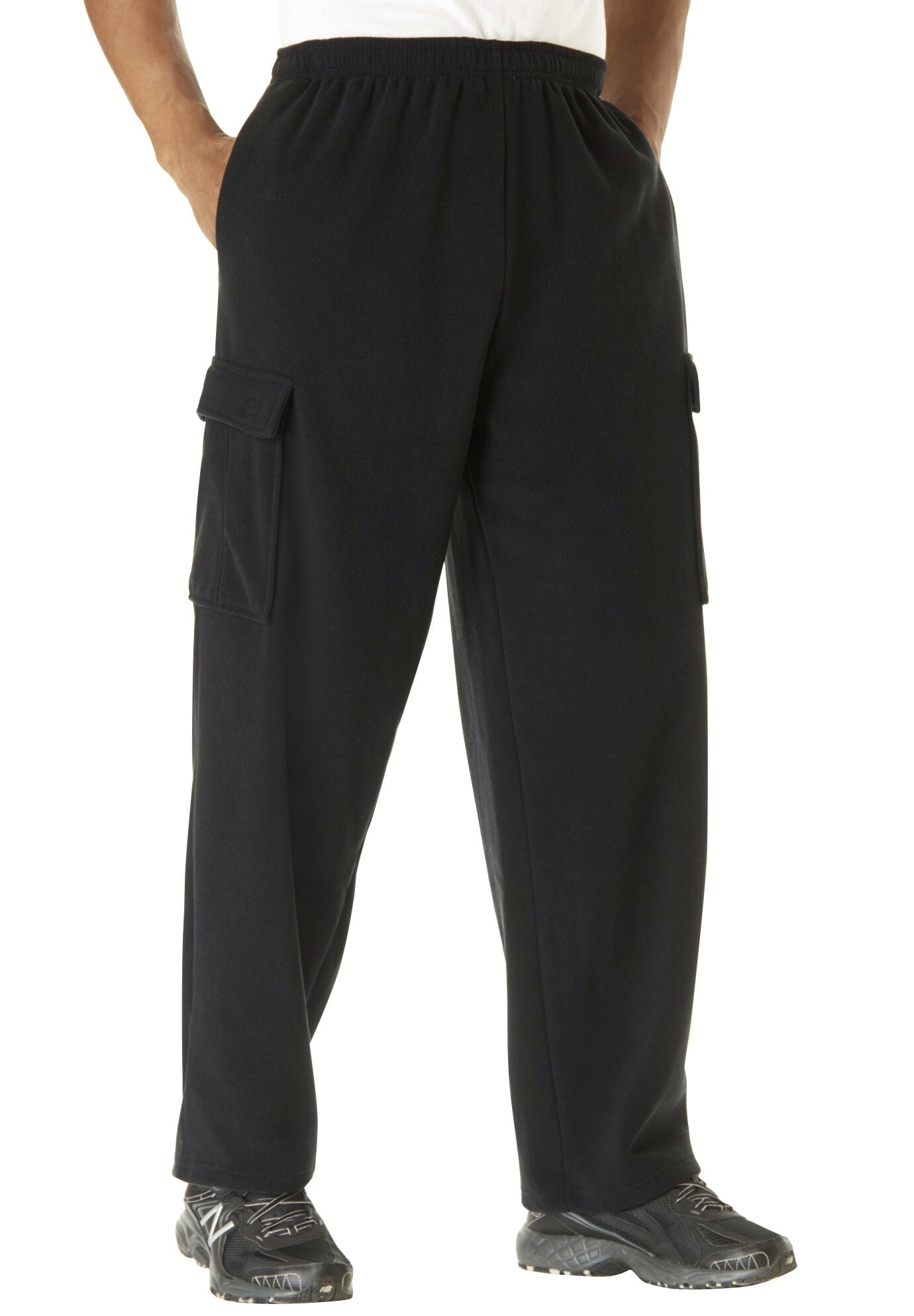 Kingsize Men's Big & Tall Explorer Plush Fleece Cargo Pants - Walmart.com