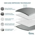 thumbnail image 2 of Bare Home 22 lbs Weighted Blanket for Adults - 60" x 80" - 210tc Twill Cotton, Sand, 2 of 7