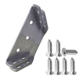 thumbnail image 1 of JWshufel 2PC Stainless Steel Multifunctional Corner Brace for Furniture Support Long Lasting Trapezoidal Design Easy Installation for Shelves Doors Tables Cabinets Accessories, 1 of 2